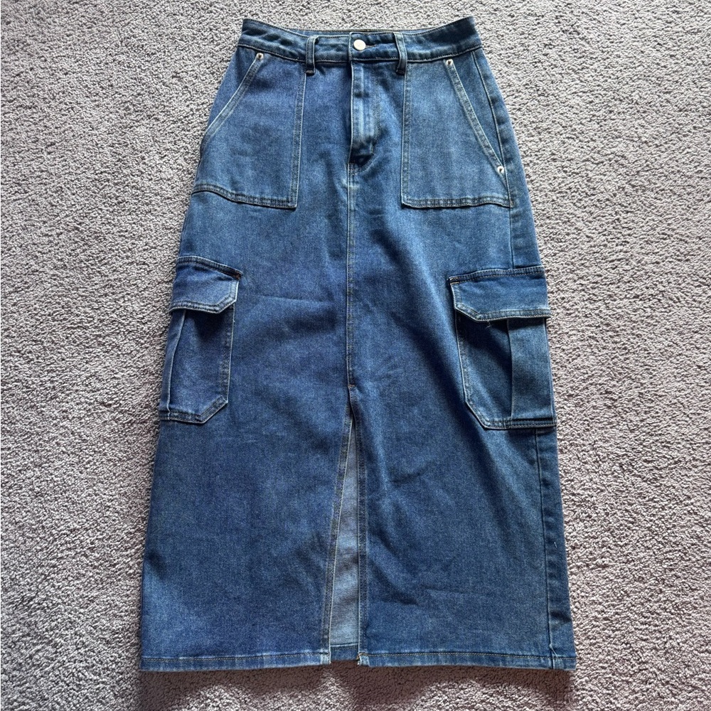 Robertson and Rodeo Denim Cargo Skirt